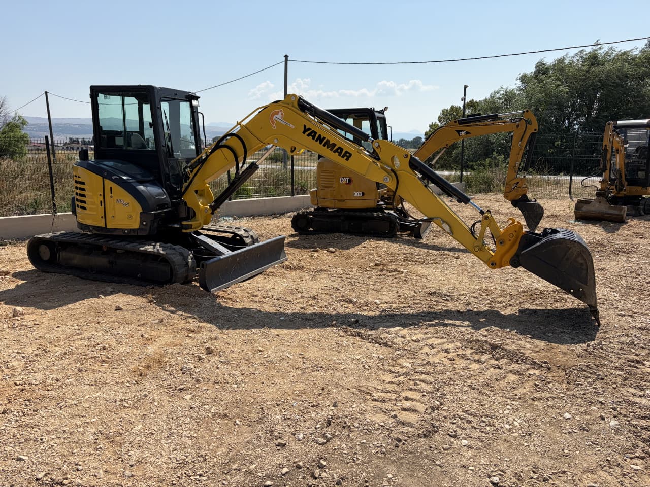 Mini bager yanmar vio 55-6B 2018